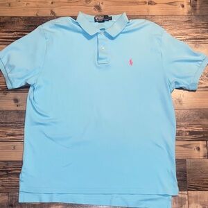 Polo by Ralph Lauren Men's Sky Blue Polo Shirt